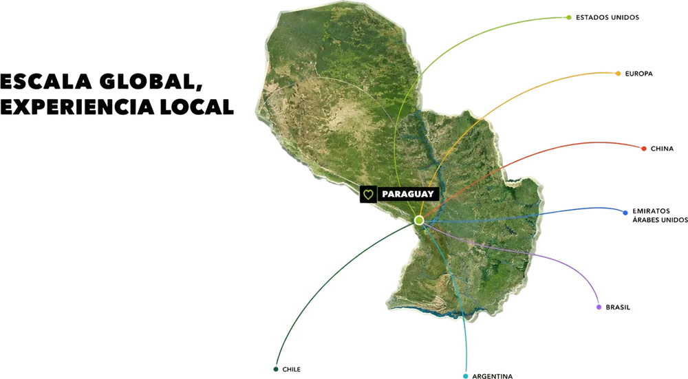 Mapa de distribución
